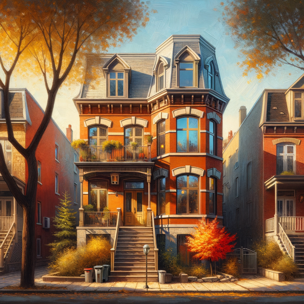 Duplex de quartier, Plateau-Mont-Royal