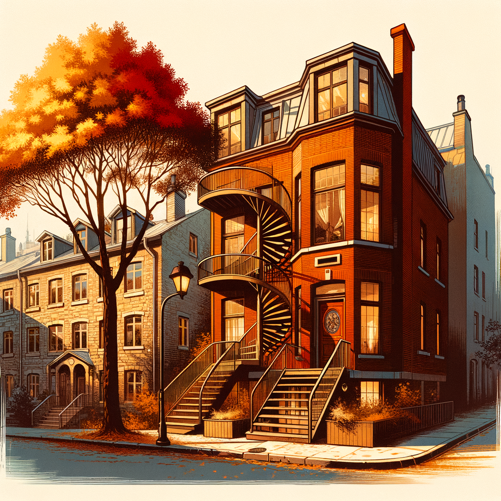 Duplex urbain, Plateau-Mont-Royal